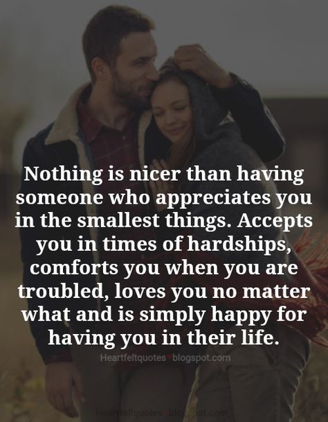 Nothing is nicer than having someone who appreciates you in the smallest things. I Appreciate You Quotes, Appreciation Quotes For Him, Appreciate You Quotes, Soulmate Love Quotes, Appreciation Quotes, Cute Couple Quotes, Husband Quotes, Boyfriend Quotes, Couple Quotes