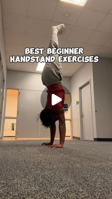 Myles Guillaume | Here are some of the best exercises you can start doing if you are a complete beginner who wants to learn the handstand ✅
⚡️
STARTER... | Instagram How To Do A Handstand For Beginners, Handstand Drills, Calisthenics Training, Calisthenics Workout, Body Weight Training, Best Exercises, Street Workout, Handstand, Workout Fitness