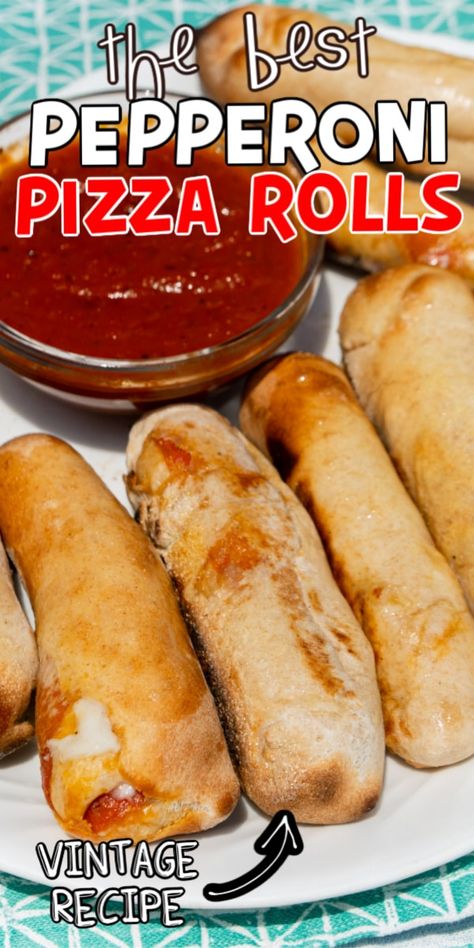 The best homemade pepperoni rolls! Quick to make and absolutely delicious! Sandwich Pepperoni Recipes, Pepperoni Rolls Homemade, Homemade Pepperoni Bread, Dough For Pepperoni Rolls, Pepperoni Roll Dough Recipe, Pepperoni Rolls With Pizza Dough, Pepperoni Roll Recipe, Best Pepperoni Rolls, Pizza Rolls Homemade