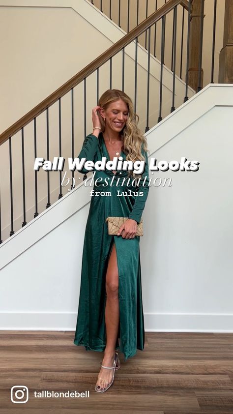 Shop Regal Elegance Green Long Sleeve and other curated products on LTK, the easiest way to shop everything from your favorite creators. | Tall Blonde Bell Fall Wedding Guest Dress Sleeves, Fall Wedding Guest Dress Long Sleeve, Long Sleeve Guest Wedding Dress, September Guest Wedding Outfit, Long Sleeve Wedding Guest Dress Fall, Wedding Dress Guest Fall, Winter Guest Wedding Dress, Dress For Winter Wedding Guest, December Wedding Guest Outfit