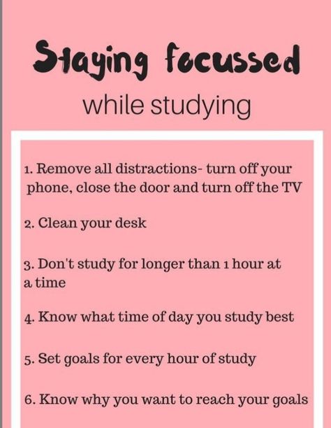 Keeping your focus while studying is one of the most crucial steps. It's easy to get distracted and loose focus. Here are 6 simple yet effective tips to help you focus on your studies. #studytips #student #studying #exam #routine #procrastination #study #productivity #learning #exams #memory #onlineclasses #studying #study #studytable Tips To Stay Focused, Focus Studying, Exam Study Tips, Best Study Tips, Study Tips For Students, High School Life Hacks, Effective Study Tips, High School Advice, Study Better