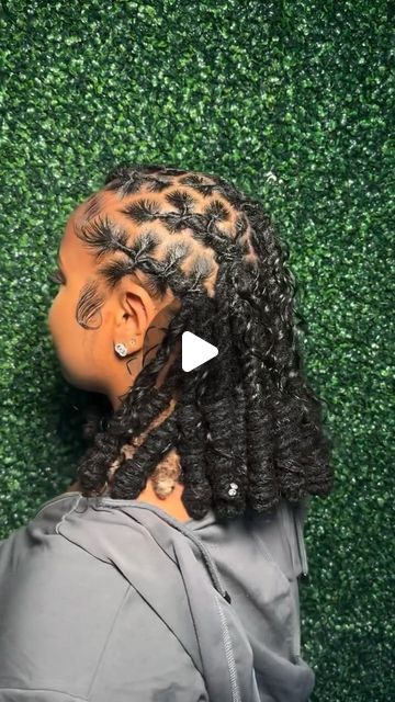 Women Locstyles on Instagram: "Listen!! She always come through and loving this style by @liahhthestylist

Retwist & style with curls 😍😍😍😍 one of my beautiful clients 😮‍💨🤩🤩🤩 

❤️ Coming to a city near you 😈

❤️ I WILL BE IN ATL,NYC,HOUSTON SOON TAKING HAIR APPOINTMENTS 📆✈️

❤️ BOOK A CONSULTATION TODAY LINK IN BIO , Any questions feel free to message me ❣️

❤️ Products used - @eseallureproducts ✨

—————————————————————————

#explore #locstyles #locpinup #fyp #atl #locbob #longlocs #longlocstyles #explorepage✨ #curls #barreltwist #locstylesforwomen #locnation #foryou #tutorial #shortlocstyles" Locs Hairstyles For Women Curls, Cute Styles For Locs, Shortlocstyles For Women, Locs Retwist Style, Barrel Roll Locs, Loc Styles With Weave, Loc Retwist Styles For Women, Retwist Locs Style, Short Dreadlocks Hairstyles