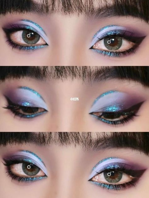 Drag Make-up, Cute Eye Makeup, Doll Eye Makeup, Graphic Makeup, Swag Makeup, Purple Makeup, Ethereal Makeup, Makijaż Smokey Eye, Eye Makeup Designs