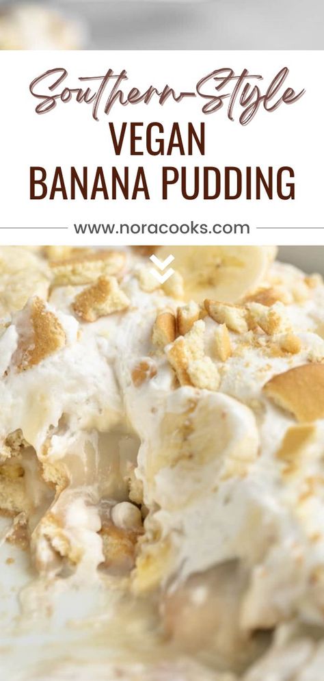 Vegan Vanilla Pudding, Vanilla Wafer Cookies, Vegan Banana Pudding, Cookies Banana, Pudding Vanilla, Vegan Pudding, Banana Pudding Recipe, Vanilla Wafer, Banana Slices