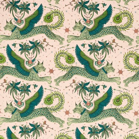 Lynx Linen - Pink | Kravet Emma Shipley, Clarke And Clarke Fabric, A Wallpaper, Wallpaper Direct, Snake Plant, Hand Drawn Design, Creative Hobbies, Lynx, Pink Fabric