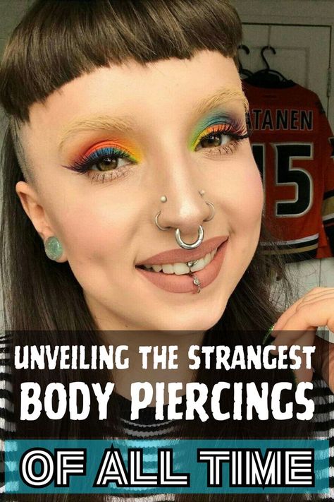 Body Piercings Unusual Piercings, Body Modification Piercings, Body Modification, Body Piercings, Body Modifications, Body Piercing Jewelry, Piercing Jewelry, All Time, All About Time