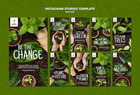 Free PSD cultivating plants instagram st... | Free Psd #Freepik #freepsd #gardening #gardening-gardener #nature-template #garden-plants Photoshop Resources, Social Media Advertising Design, Nature Tree, Plant Design, Instagram Story Template, Story Template, Banner Template, Free Psd, Go Green