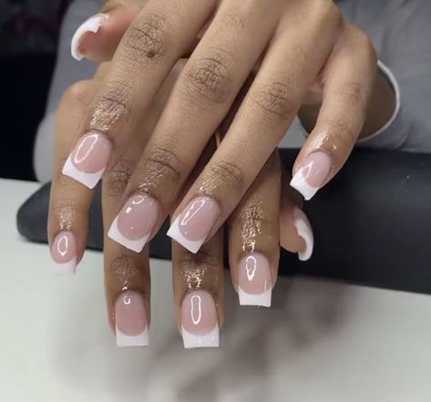 White Tip Acrylic Nails, French Manicure Acrylic Nails, Bday Nails, 2022 Nails, Ombre Acrylic, Purple Acrylic Nails, Nails Pretty, Long Acrylic Nail Designs, Nails Cute