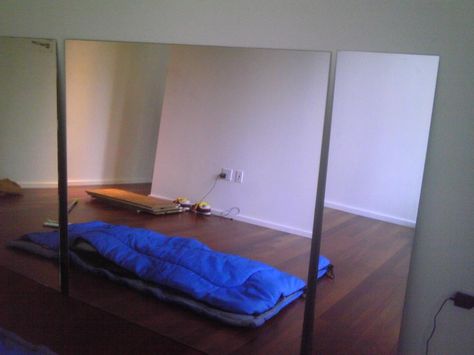 Building a home dance studio: Finding mirrors — Dance, Work, Balance Dance Mirror, Shower Pan Liner, Home Dance Studio, Dance Mirrors, Work Balance, Building A Home, Home Dance, Shower Pan, Small Mirrors