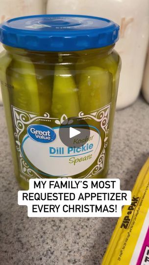 3.2M views · 14K reactions | Don’t knock it til you try it! My Maw Maw used to make these every Christmas & I have kept the tradition going. You’ll need honey ham, dill pickles, & cream cheese. That’s it! Easy peasy! Lay out all your pickles • Dry them off • Get your ham out • Dry it off (the cream cheese will spread easier this way • Spread your softened cream cheese onto the ham • Roll a pickle up in it • Wrap the roll in tinfoil • Chill for an hour or so • Cut into slices • Enjoy! SO SO good! #recipes #inthekitchen #Christmastraditions #Christmas #Christmasreels #sahm #motherhood #reels #ChristmasRecipes | The Perfectly Imperfect Mama | Brenda Lee · Rockin' Around The Christmas Tree Pickle Christmas Tree Appetizer, Pickle Tree Appetizer, Pickle Tree, Honey Ham, Good Recipes, Brenda Lee, Dill Pickles, Dill Pickle, Perfectly Imperfect