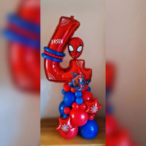 🕷️ J E N S O N 🕷️ #balloonstack #balloon #balloons #PersonalisedBalloons #personalised #spiderman #spider #southamptonballoons #hampshireballoons #hampshireevents #hampshire #southamptonevents #southampton #spiderman #spidermanballoon Spiderman Balloon Columns, Spidey And His Amazing Friends Balloons, Spiderman Balloon Bouquet, Spider Man Balloon Garland, Spiderman Balloons, Pizza Balloons, Spiderman Balloon, Superhero Balloons, Balloon Tower