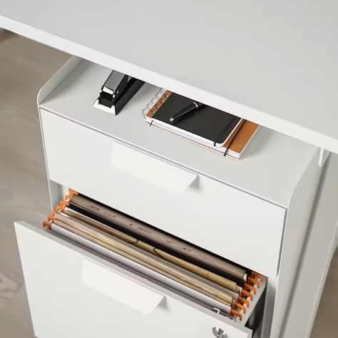 office - Search - IKEA Ikea Trotten, Home Office Filing Cabinet, Ikea Units, Ikea Drawers, Quiet Room, Ergonomics Furniture, Lockable Storage, Traditional Office, Ikea Store