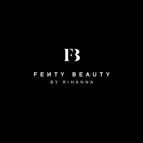 Fenty Beauty Logo, Fenty Logo, Makeup Journal, Rihanna Fenty Beauty, Branding Inspo, Christmas Board, Beauty Logo Design, 2025 Vision, Rihanna Fenty