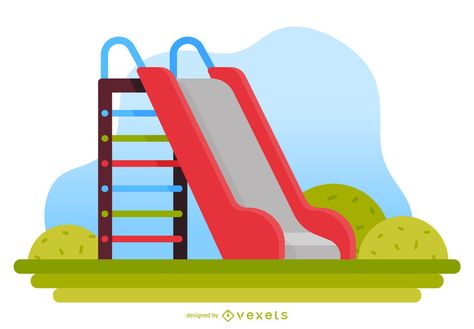 Kids slide playground illustration #AD , #spon, #Sponsored, #slide, #playground, #illustration, #Kids Slide Illustration Playground, Slide Illustration, Playground Mural, Slide Drawing, Happy Family Images, Bookmark Contest, Playground Illustration, Slide Playground, Fundraising Poster