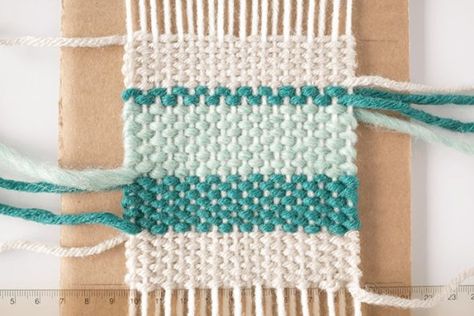 Woven Coaster Craft - Work In Progress Coaster Crafts, Weaving Loom Diy, Weaving Loom Projects, Weaving Tutorial, Rigid Heddle Weaving, Diy Weaving, Weaving Textiles, Weaving Projects, Camping Crafts