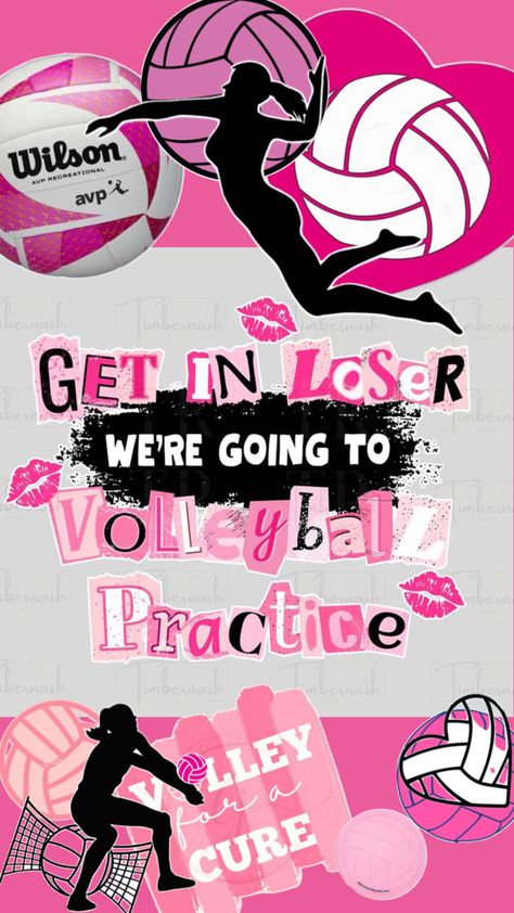 Wallpaper Easy Drawings Volleyball, Volleyball Phone Wallpaper, Pink Out Volleyball Ideas, Volleyball Pink Out Ideas, Dig Pink Volleyball Posters, Pink Volleyball Aesthetic, Cute Volleyball Backgrounds, Cute Volleyball Wallpapers, Pink Out Volleyball