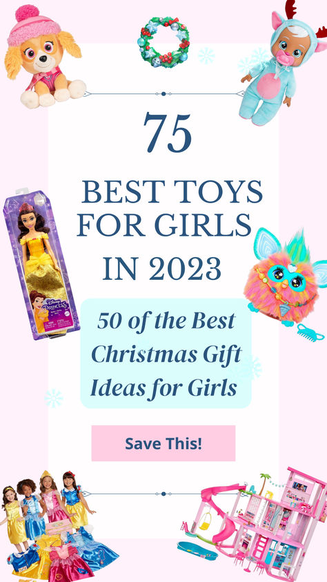 75+ Best Toys for Girls in 2023 Toys For 5 Year Girl, Bluey Toys, My Little Pony Toys, Peppa Pig Toys, Pig Toys, Disney Princess Toys, Mermaid Toys, Imagination Toys, Toys Barbie