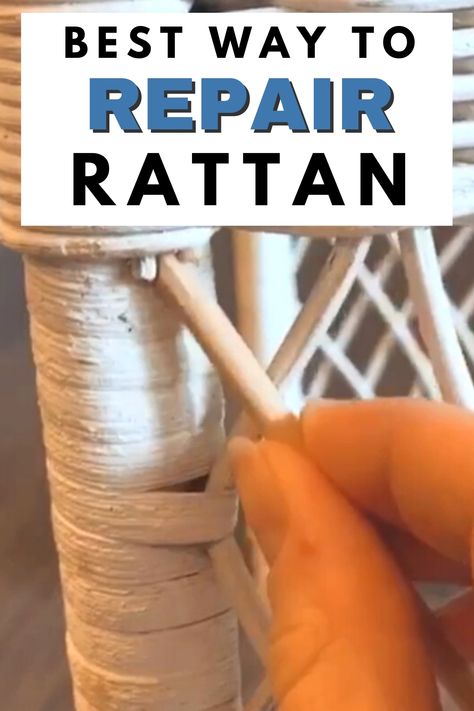 repairing a rattan shelf Build Fire Pit, Rattan Furniture Makeover, Old Wicker Chairs, Wicker Furniture Repair, Diy Furniture Repair, Wicker Furniture Makeover, Patio Furniture Makeover, Old Wicker, Chair Repair