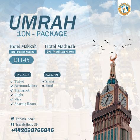 Travelshook provides Umrah #services allow you to travel along in the traditional pilgrim face of unity.We offer helpful advice on everything from flight & booking arrangements to the Umrah rituals themselves #umrah #umrahpackage #uk #makkah #madina #المدينة_المنورة #مکہ #Europe Travel Advertising Design, Standee Design, Hajj And Umrah, Makkah Madina, Helpful Advice, Skin Care Basics, Travel Infographic, Travel Advertising, Flight Booking