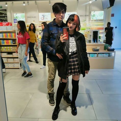 Nerd And Goth Couple Aesthetic, Goth Gf And Nerd Bf Aesthetic, Goth Gf And Nerd Bf, Goth Couple Aesthetic, Nerd Bf, Goth Couples, The Love Languages, Goth Couple, Nicknames For Boyfriends