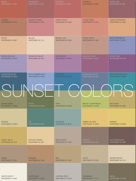 Color Names Chart, Cool Signatures, Bedroom Decor For Couples, Red Peach, Blog Images, Brand Kit, Sunset Colors, Dress For Success, Renewable Energy