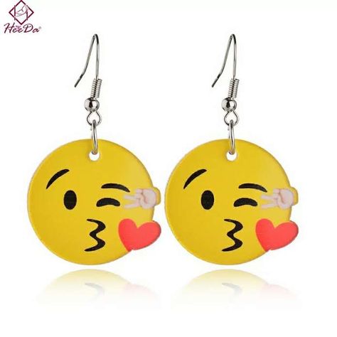 Emoji Cartoon, Cartoon Earrings, Cute Emoji, Lovely Earrings, Quality Jewelry, Costume Accessories, Jewelry Accessories, Kiss, Not Found