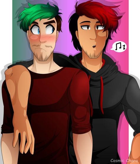 Septiplier Comic, Septiplier Fanart, Antisepticeye Fanart, Markiplier Fan Art, Poop Jokes, Darkiplier And Antisepticeye, Poison Ivy Dc Comics, Jack And Mark, Youtube Gamer