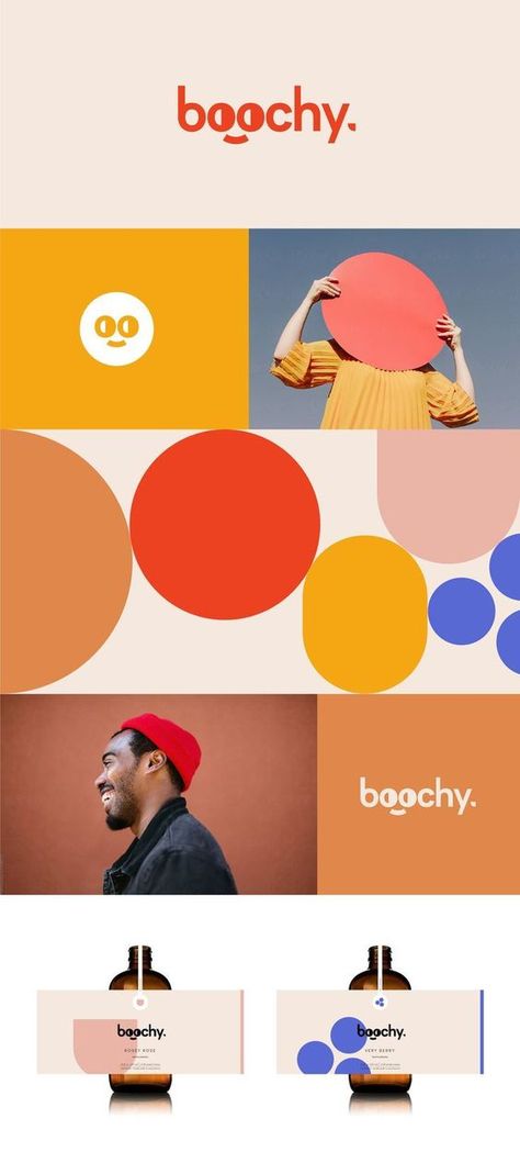 Looking for some inspiration for your next branding project? Check out these 50+ fun and colorful branding design ideas! From bold geometric patterns to playful illustrations, there's something for everyone here. #branding #design Shape Brand Identity, Human Branding Design, Geometric Branding Identity, Energetic Brand Identity, Beverage Brand Identity, Geometric Shapes Branding, Minimalistic Branding Design, Brand Imagery Inspiration, Colorful Minimalism Graphic Design