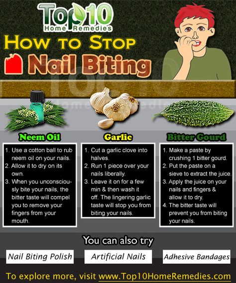 Nail Biting Remedies, Nail Chewing, Stop Nail Biting, Biting Nails, Beauty Skin Quotes, Top 10 Home Remedies, Nail Biting, Nails Diy, Nails For Kids