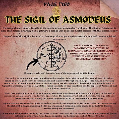 Is Asmodeus an angel, a demon, or just misunderstood? This fiery figure's got a wild reputation, but there's more to him than meets the eye. Swipe to learn the truth about Asmodeus! ⏭️⏭️⏭️ #mythologytok #demondilemma #witchyaf #AsmodeusWho #WitchesOfInstagram Sigil Of Asmodeus, Asmodeus Witchcraft, Asmodeus Demonology, Asmodeus Demon Art, Asmodeus Offerings, Asmodeus Deity, Marbas Demon, Asmodeus Sigil, Demon Summoning Spells