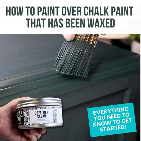 How To Paint Over Chalk Paint That Has Been Waxed Black Wax Over Chalk Paint, Paint Over Chalk Paint, Wax Over Chalk Paint, Best Paint For Wood, Best Paint Sprayer, Heirloom Traditions Paint, Heirloom Traditions, New Paint Colors, Diy Chalk