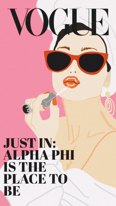 Go Greek Banner, Alpha Phi Graphic, Alpha Phi Red Dress Gala, Alpha Phi Canvas, Sorority Prints, Phi Mu Canvas, Alpha Phi Shirts, Rush Poster, Sorority Art