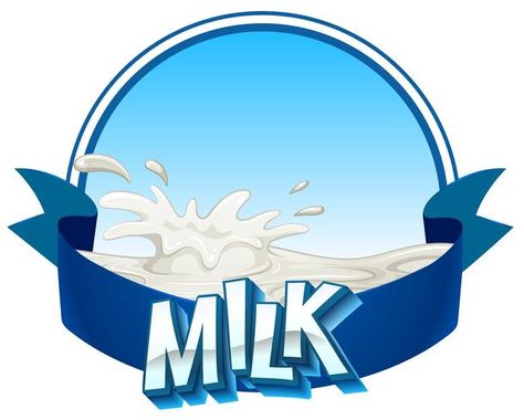 Milk Logo, Milk Advertising, Dairy Brands, Milk Splash, Honey Packaging, Cake Logo Design, Logo Banner, Small Business Packaging Ideas, Free Banner