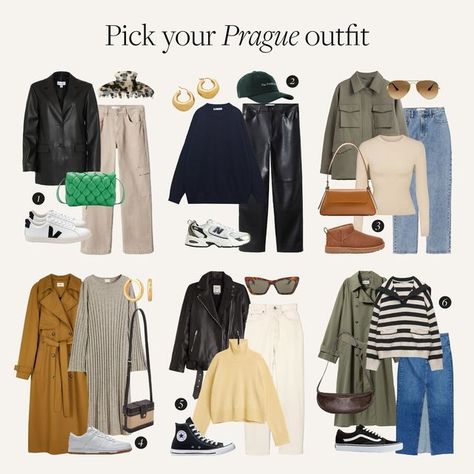 Prague Autumn Outfit, European City Breaks Outfit, Spring In The City Outfits, Czech Style Fashion, City Breaks Outfit, Brussel Outfit, City Break Outfits Spring, City Break Spring Outfit, Czech Fashion Prague Street Styles