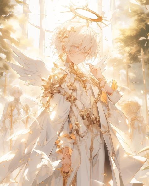 Angel Boy Oc, Angel Anime Boy, Anime Angel Boy, Angle Oc, Oc Adopts, Modern Fanart, The Tarnished, Angel Boy, Cathedral Architecture