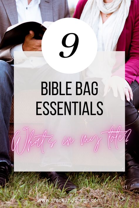 Bible Bag Essentials: What's in my tote? Church Bag Essentials, Bible Tote Bag Diy, Bible Bags Totes Diy, Bible Study Tote Bag, Bible Study Bag, Quiet Time Boxes, Bible Tote Bag, Bible Cases, Bible Journaling Supplies