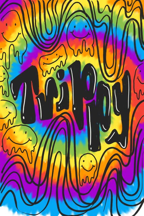 Painted Stop Sign Trippy, Tye Dye Wallpaper, Sparkly Iphone Wallpaper, Trippy Pictures, Monogram Wallpaper, Trippy Patterns, Trippy Designs, Sassy Wallpaper, Trippy Painting