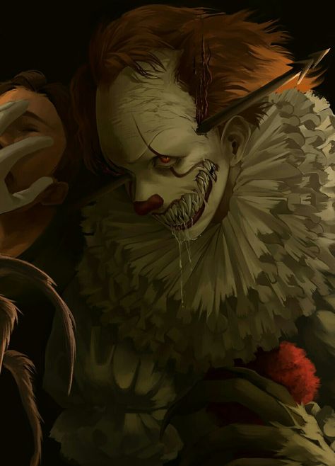 Art The Clown Fanart, Pennywise Fanart, Pennywise Drawing, It Fanart, Creepypasta Wallpaper, Horror Genre, Pennywise The Clown, Pennywise The Dancing Clown, The Dark Tower