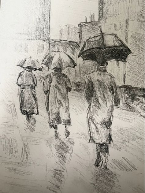 Sketchbook drawing ideas | drawing | artist | art ideas | inspiration | sketch | life drawing | rain Raining Sketch, Birthday Sketch Art Drawings, Rain Drawing Sketches, Rainy Drawing, Sketchbook Drawing Ideas, Rain Sketch, Rain Drawing, Drawing Rain, Rainy Day Drawing