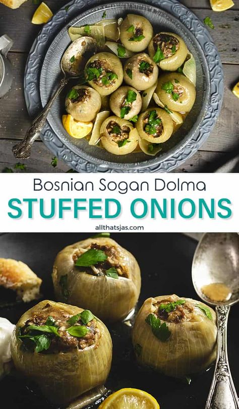 Albanian Recipes Dinners, Bosnian Food Recipes, Bulgarian Recipes Traditional, International Vegetarian Recipes, Siberian Food, Bosnia Food, Dolma Recipe, Slavic Recipes, Balkan Recipes