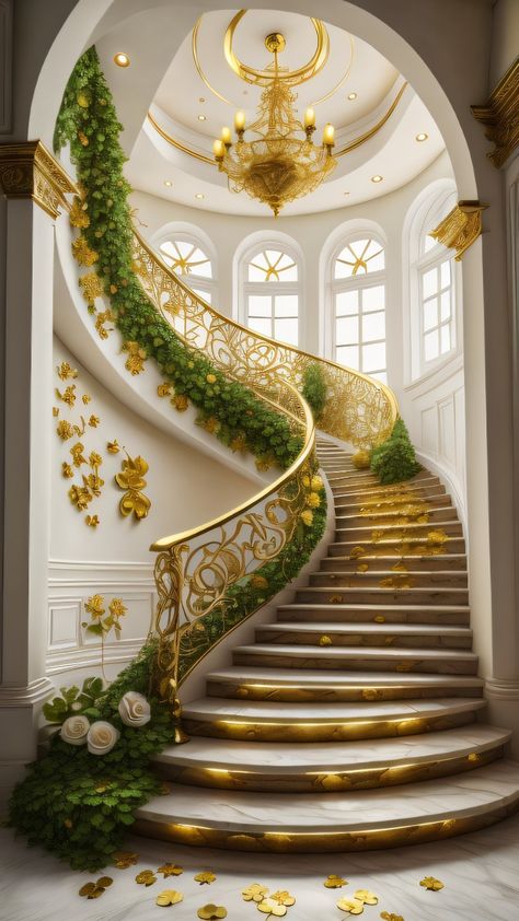 Fancy Staircases, European Staircase, Fancy Stairs, Amazing Staircases, Iphone Background Images, Grand Staircase, Staircases, Iphone Background, Beautiful Gardens