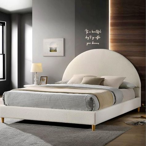 Round Headboard, Headboard Modern, Platform Bed Frame With Headboard, Twin Size Bed Frame, Arched Headboard, Bed Frame With Headboard, Full Size Bed Frame, Curved Headboard, Full Bed Frame