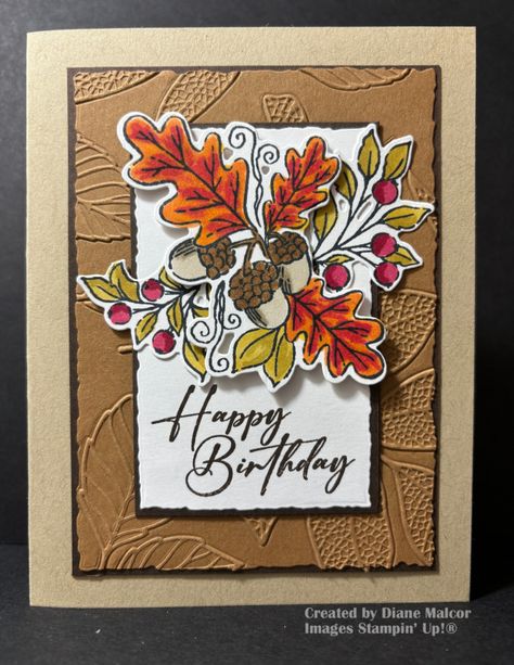 Unbounded Autumn Fall Birthday Cards For Women, Autumn Expressions Stampin Up Cards, Fond Of Autumn Stampin Up Cards, Autumn Leaves Stampin Up Cards, Changing Leaves Stampin Up Cards, Fall Cards Stampin Up Autumn, Thanksgiving Cards Stampin Up Ideas, Stampin Up Fond Of Autumn, Fall Birthday Cards