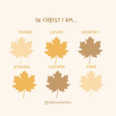 In Christ, I am found, loved, worthy, strong, chosen, and free. 🕊️ No matter what the world says, my identity is secure in Him. ​​​​​​​​​    ✨ ‘For you are a chosen people. You are royal priests, a holy nation, God’s very own possession.’ — 1 Peter 2:9   ✨ ‘We are more than conquerors through Him who loved us.’ — Romans 8:37   ✨ ‘So if the Son sets you free, you will be free indeed.’ — John 8:36  #sistersinfaithco #christianity #jesus #christian #bible #god  #holyspirit #1peter29 #romans837 #john836 We Are More Than Conquerors, Godly Women Quotes, 1 Peter 2 9, More Than Conquerors, John 8 36, Romans 8 37, Free Indeed, I Love The Lord, John 8