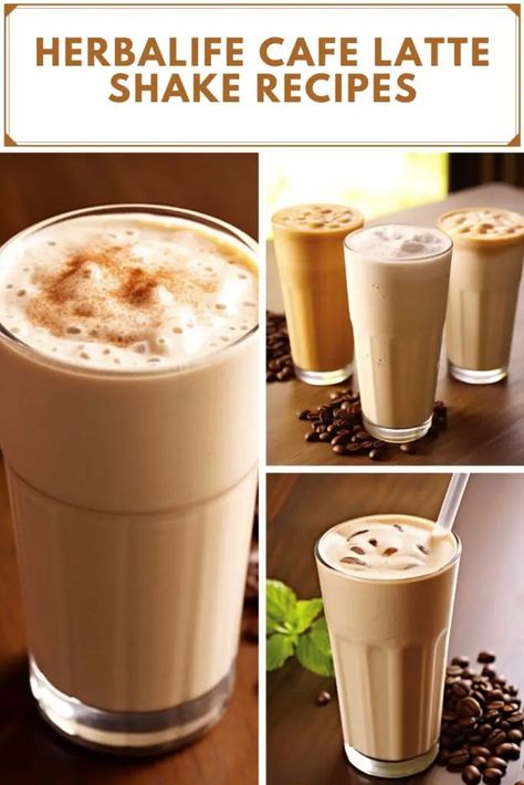 Herbalife Cafe Latte Recipes, Herbalife Coffee Shake Recipes, Cafe Latte Recipe, Maple Latte Recipe, Chocolate Shake Recipe, Herbal Life Shakes, Peanut Butter Shake, Herbalife Shakes, Quick And Healthy Breakfast