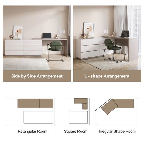 Modern Home Office Expandable Dresser Desk Combo with Drawers - Bed Bath & Beyond - 38933014 Chest Of Drawers Desk Combo, Dresser Desk Combo, Desk Dresser Combo, Dresser Desk, Bedroom Door Design, Furniture Details Design, Desk Dresser, Room Desk, Bedroom Door