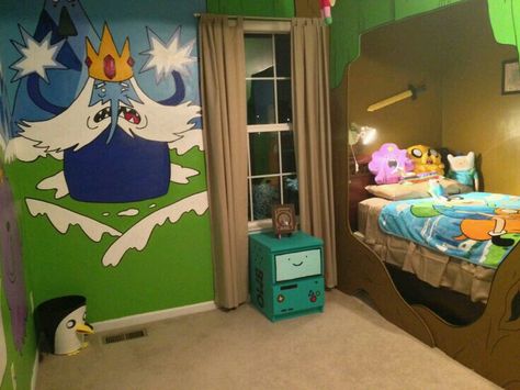 . Adventure Time Bedroom, 80s Themed Wedding, Adventure Time Room, Wallpaper Adventure, Bedroom Curtains, Bedroom Wallpaper, Bedroom Photos, Beautiful Cake, Adventure Time Art