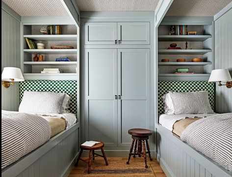 Boys Basement Bedroom, Bunk Bed Kids Room, Carolina Beach House, Bedroom Paint Color Ideas, North Carolina Beach House, Bungalow Inspiration, Bedroom Paint Color, Bedroom Color Ideas, Calming Paint Colors