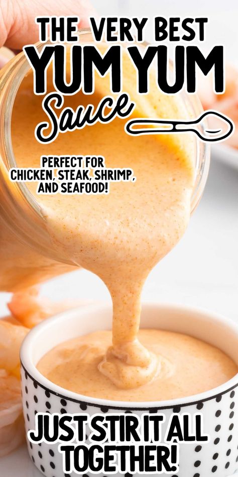 Easy Yum Yum Sauce, Yum Sauce Recipe, Yum Yum Sauce Recipe, Yum Sauce, Yum Yum Sauce, Dipping Sauces Recipes, Salad Dressing Recipes Homemade, Gravy Sauce, Sweet And Sour Sauce