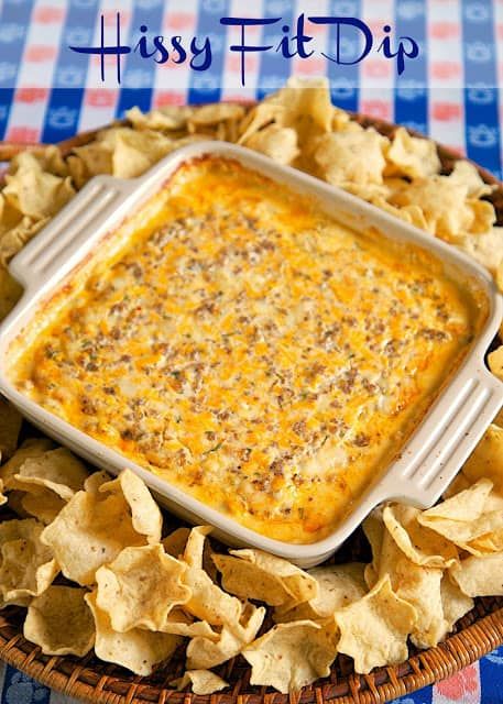 Hissy Fit Dip {Football Friday} - Plain Chicken Cheesy Hissy Fit Dip 12 Tomatoes, Sides For Oyster Roast, Oyster Roast Sides, Hissy Fit Dip, Munster Cheese, Football Friday, Party Dip Recipes, Oyster Roast, Community Table